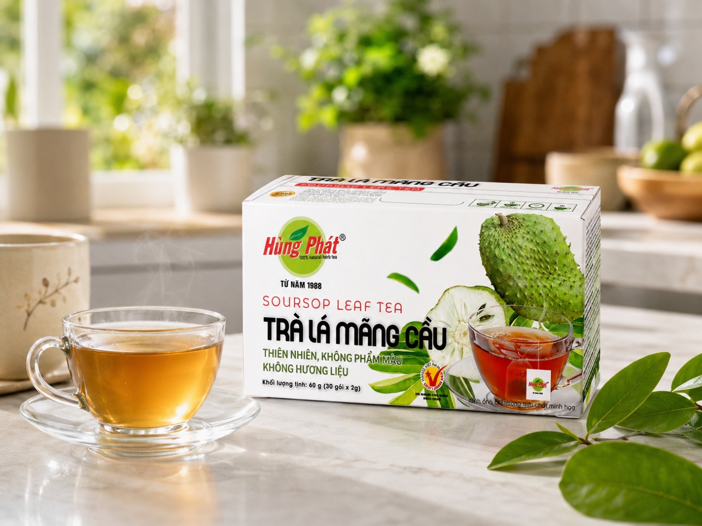 Trà Lá Mãng Cầu — Vị Thảo Mộc Thuần Việt Trong Từng Túi Lọc - ảnh 1
