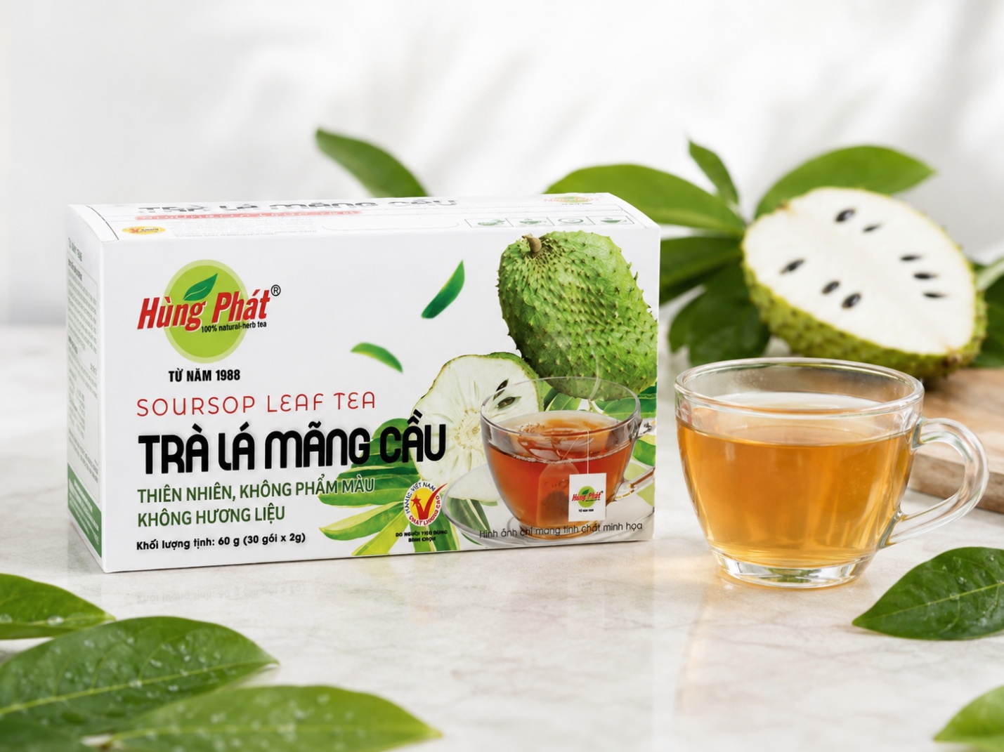 Trà Lá Mãng Cầu — Vị Thảo Mộc Thuần Việt Trong Từng Túi Lọc - ảnh 2