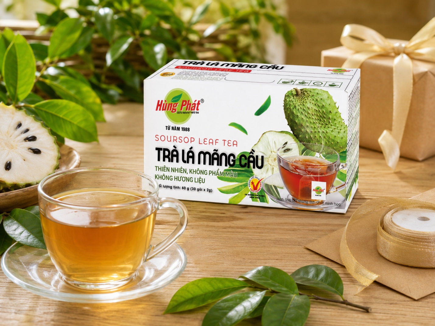 Trà Lá Mãng Cầu Là Gì — Vị Thảo Mộc Quen Mà Ít Ai Biết Hết - ảnh 1