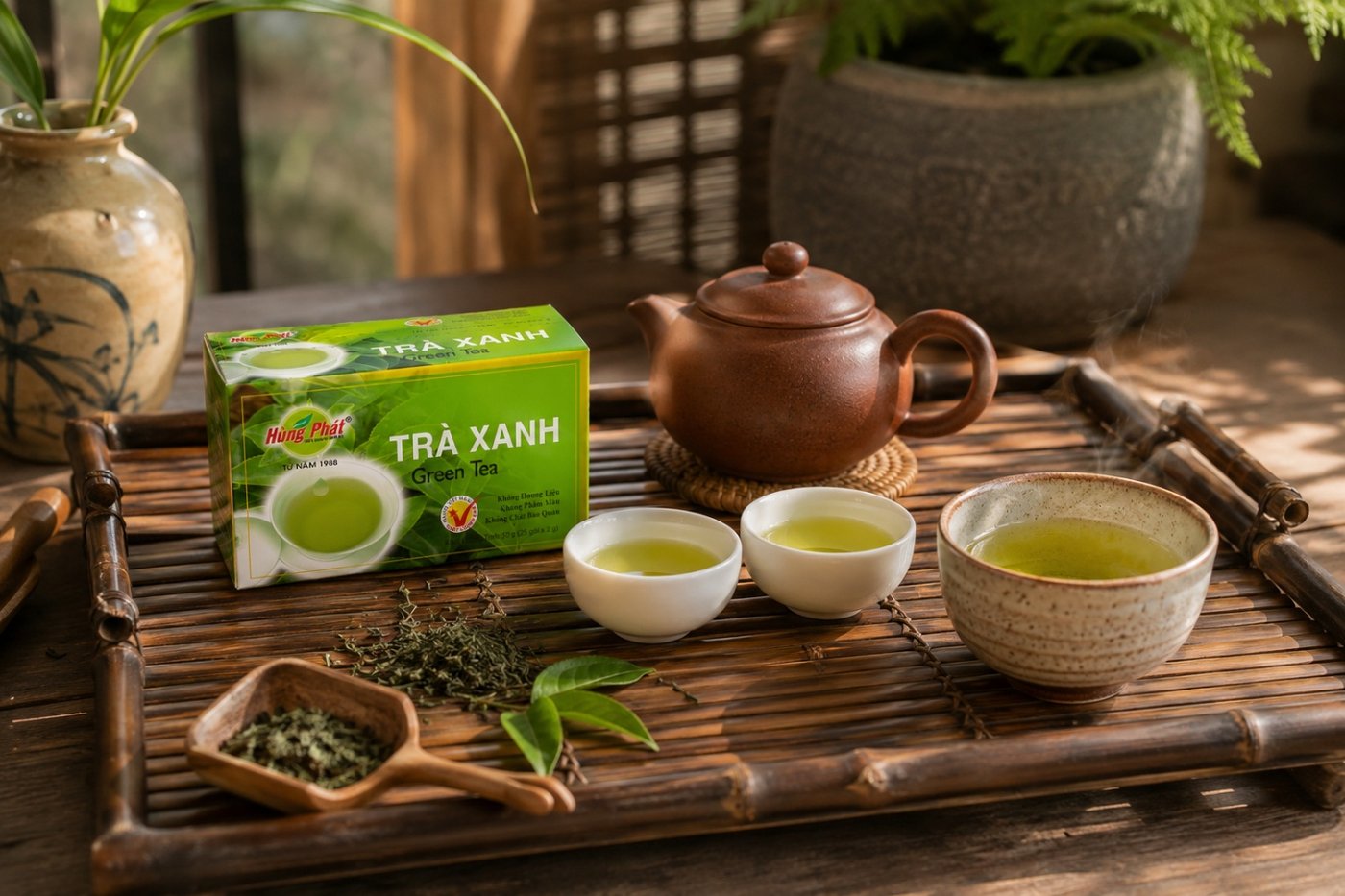 chính: trà xanh túi lọc - Hướng dẫn pha trà xanh túi lọc ngon - và 3 món uống đơn giản tại nhà